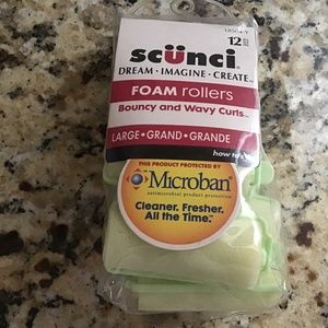 Scunci microban heatless sponge rollers in pack